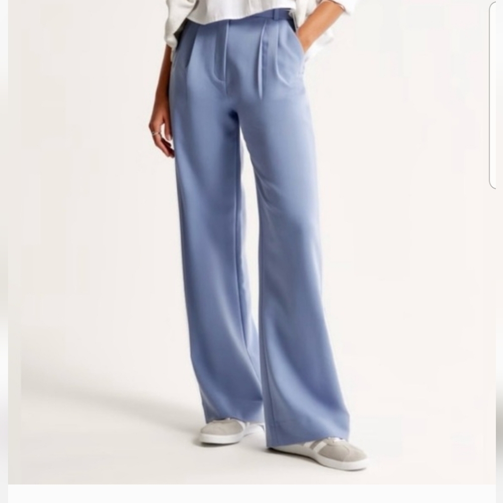 NWT, Abercrombie and Fitch Womens Sloane Tailored Wide Leg Dress Pant